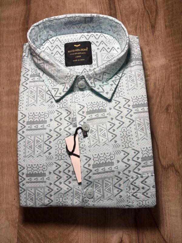 Bold Printed Cotton Shirt